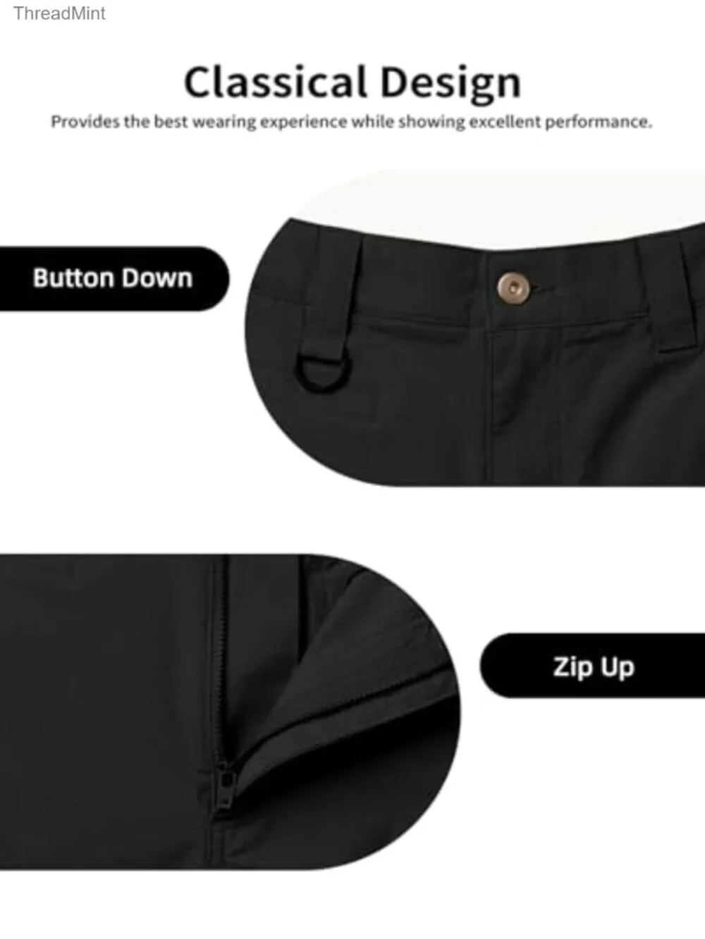 Men's Tactical Cargo Shorts Ripstop Waterproof Quick-Dry 6 Pockets Relaxed Fit